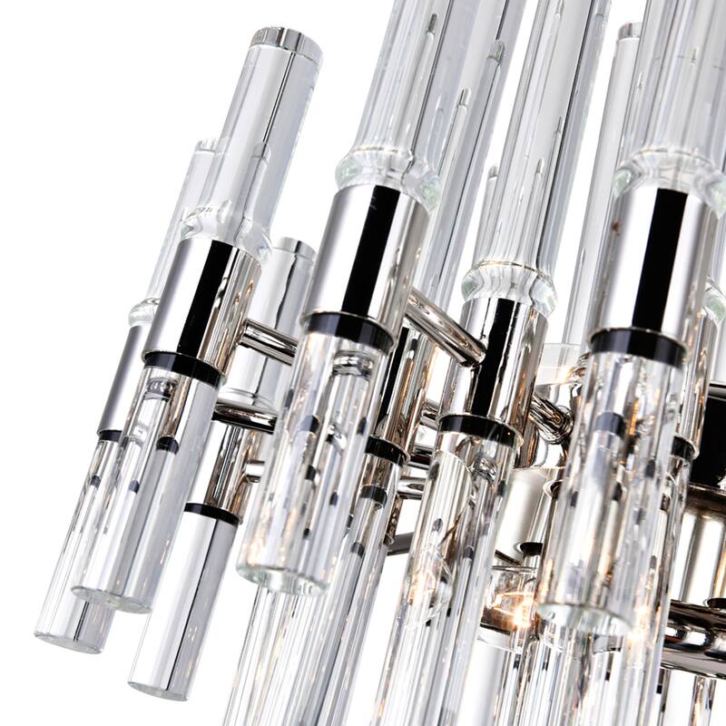 Miroir 16 Light Pool Table Light With Polished Nickel Finish - Polished Nickel