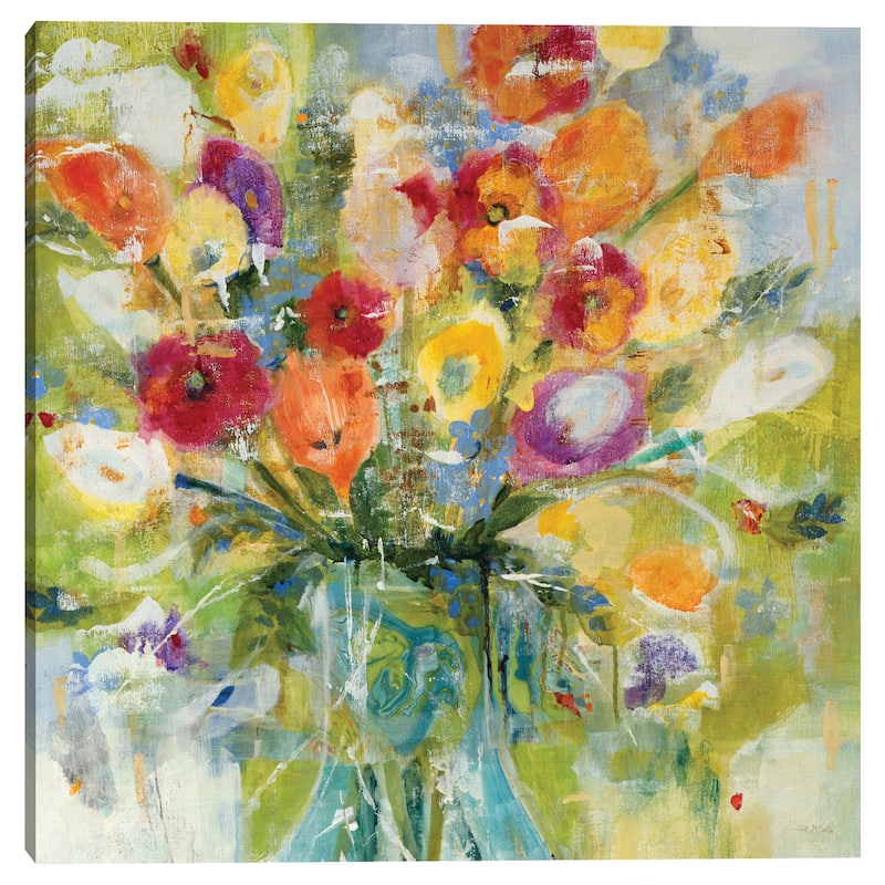 Colorful Bouquet by Jill Martin Canvas Art Print