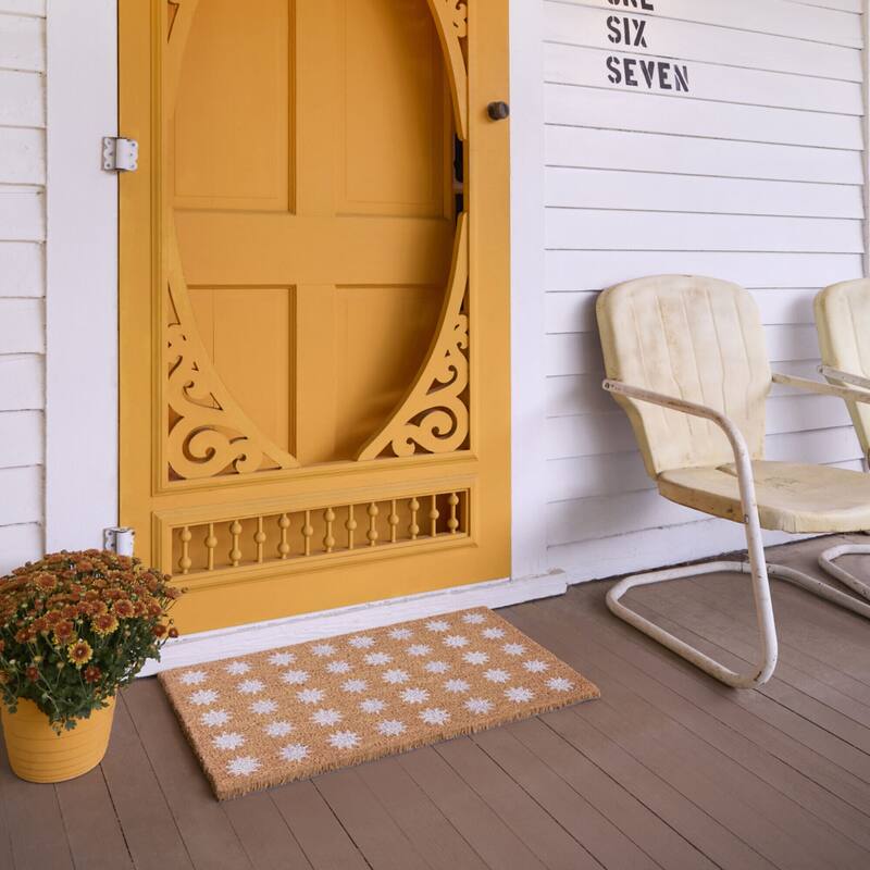 Sun Burst Modern 18" x 30" Doormat - 18" x 30"