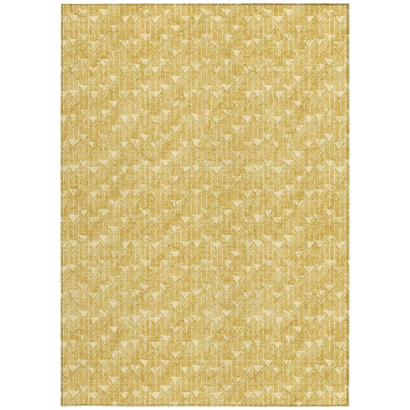 Beve Sleek Geometric Weather Resistant Classic Meets Modern Outdoor Rug
