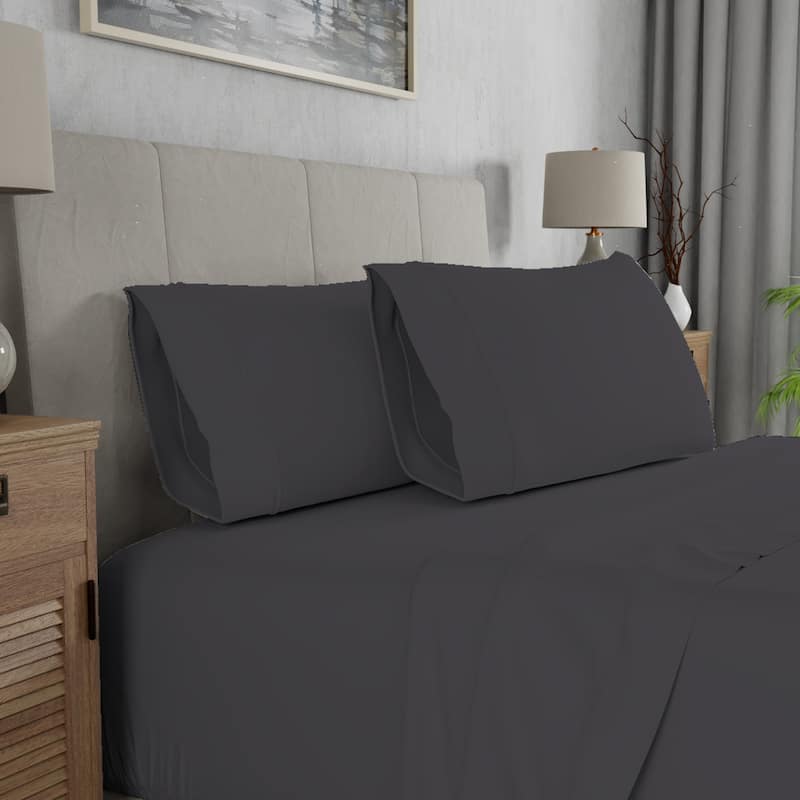 Color Sense 300TC 100% Cotton Ultra-Soft Pillowcase Set