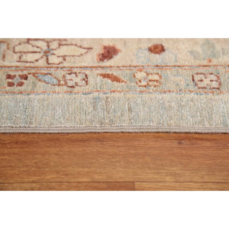 Vegetable Dye Heriz Serapi Oriental Large Rug Hand-knotted Wool Carpet - 12'0"x 17'6"