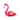 Flamingo W/Flowers Figurine
