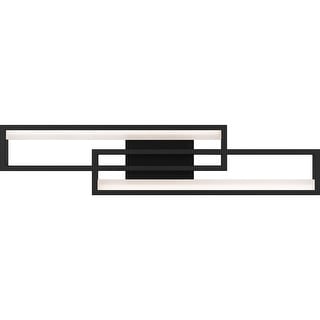 Kocha Integrated LED Earth Black Bath Light with CCT Switch