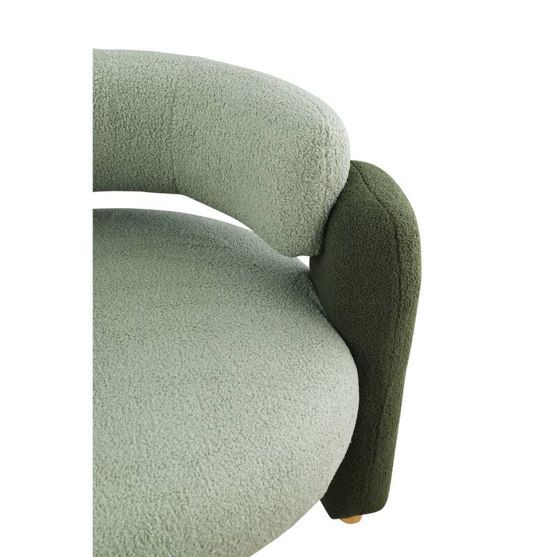 35.43" Accent Chair with Solid Wood Frame