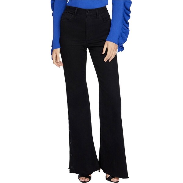 Rachel Roy Womens Snap Wide Leg Jeans. Opens flyout.