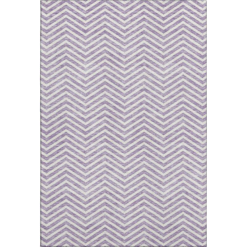 Premium Washable Super Soft Modern Chevron Mayfield Rug