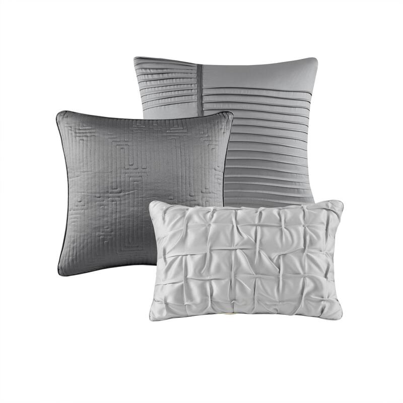 GDF Studio - Averleigh 10-Piece Queen Luxury Jacquard Comforter Set