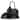 C Cattleya 1-Light Black Gooseneck Outdoor Barn Light with Gold Edges