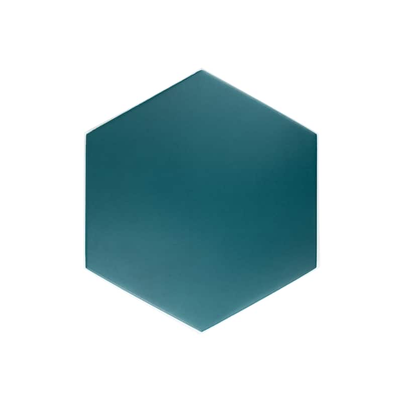 Honeycomb Hexagon 9 in. x 10 in. Glazed Porcelain Wall and Floor Tile