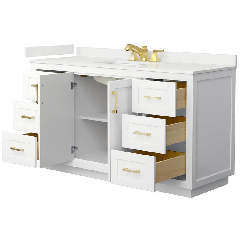 Wyndham Collection WCF292960S-QTZ-US3MXX Miranda 60" Free Standing