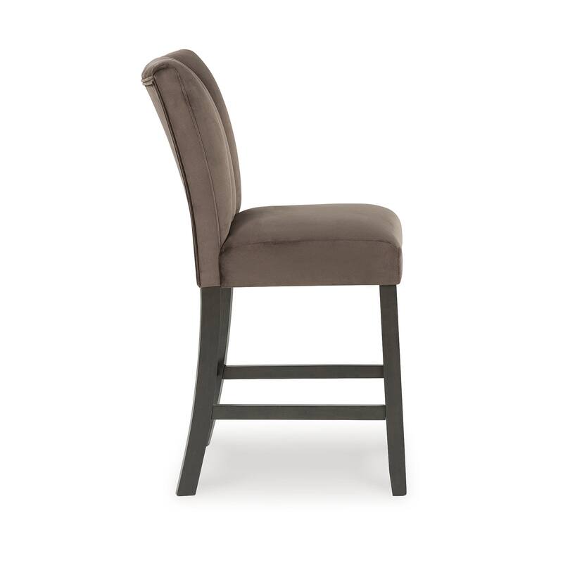 Signature Design by Ashley Zendalia Brown Counter Height Bar Stool (Set of 2) - 19" W x 23" D x 40" H