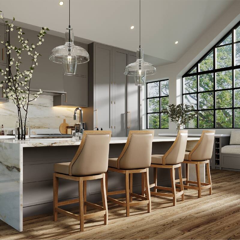 Maven Lane Vienna Swivel Kitchen Stool