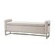 preview thumbnail 2 of 10, Diana Modern Upholstered Filp-Top Storage Bench with Sturdy Metal Legs
