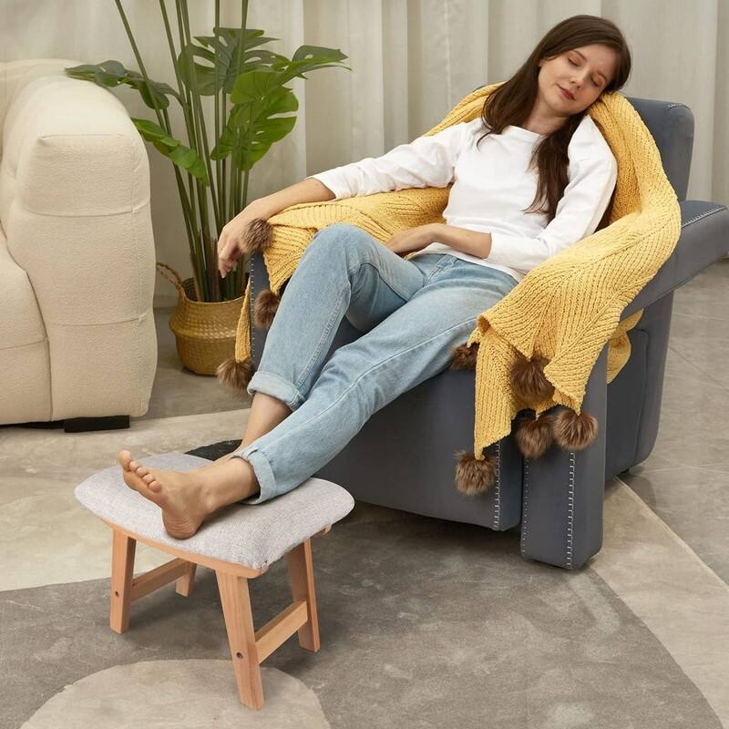 Small Foot Stools (Wood Legsr)