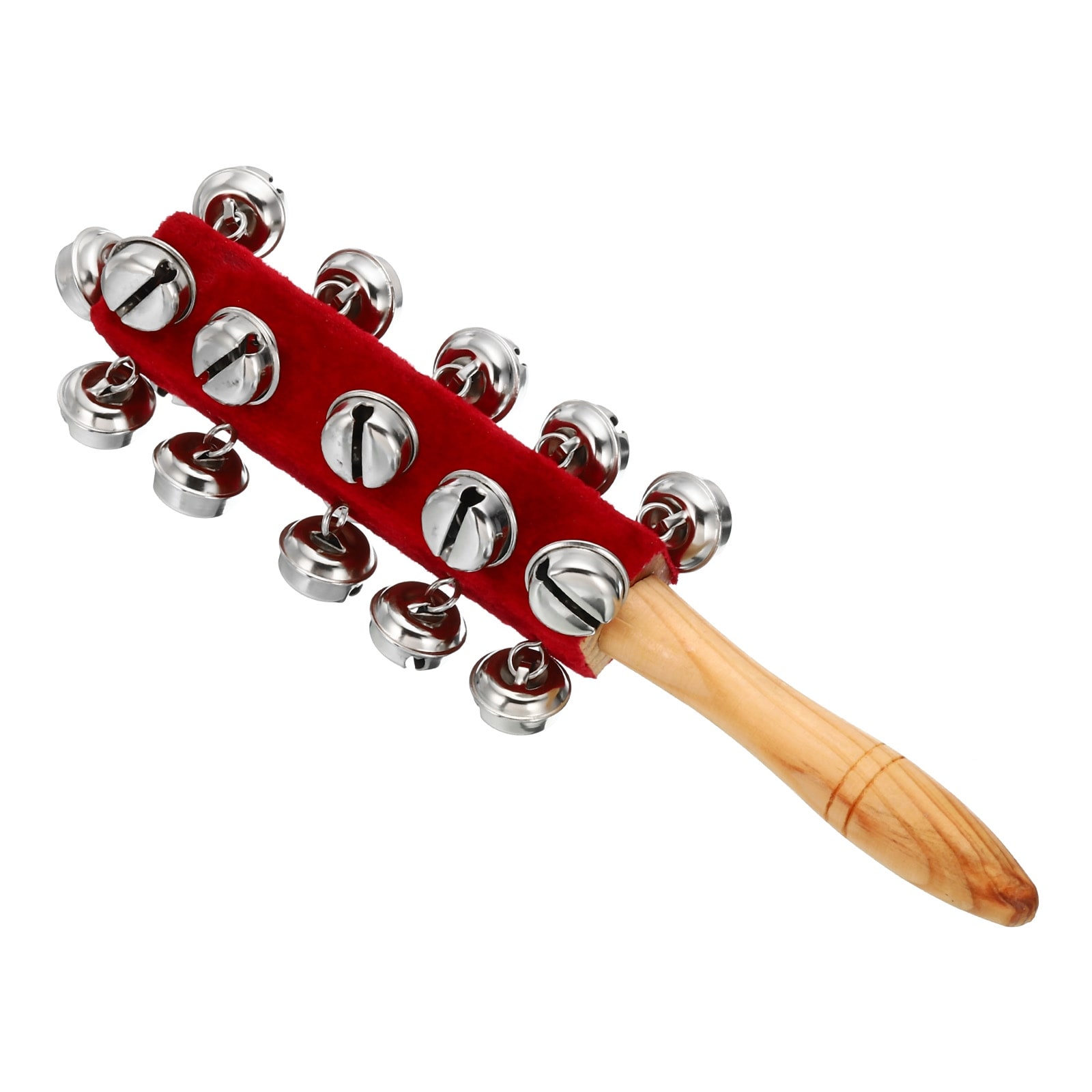Jingle Bells Handheld Wrist Bells Wooden Percussion Instruments