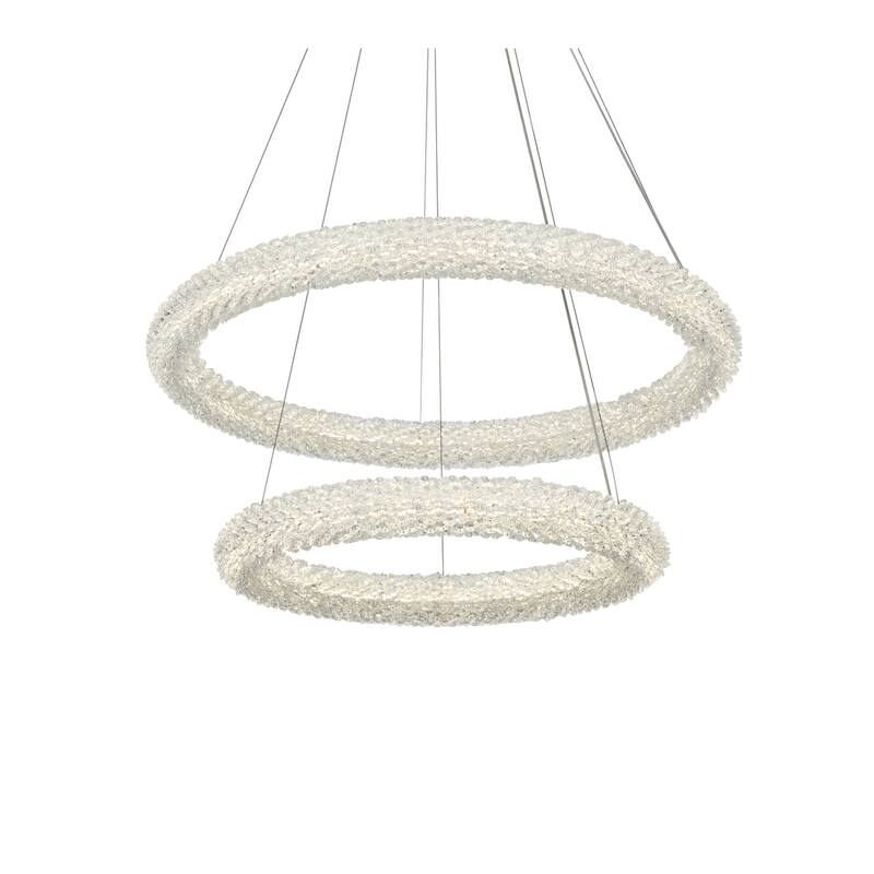 Indigo Home 28 inch Adjustable LED Chandelier