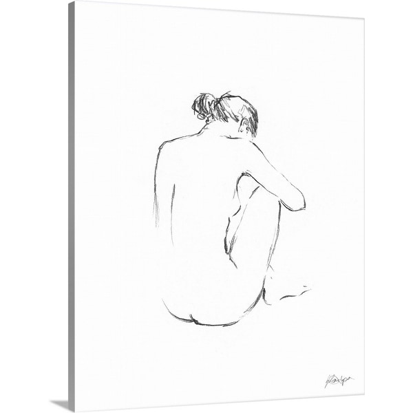 Ethan Harper Solid-Faced Canvas Print entitled Figure Contour III