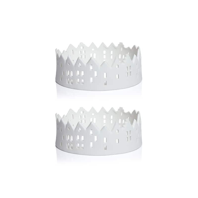 Skyline Ceramic Multipurpose Bowls, Set of 2