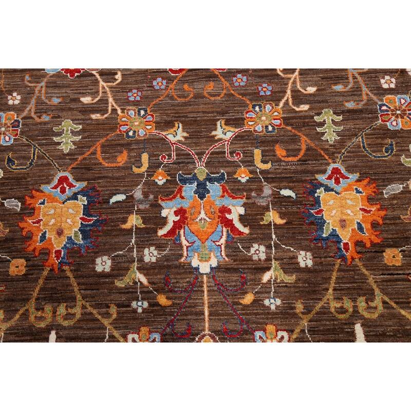 Vegetable Dye Traditional Ziegler Oriental Wool Area Rug Hand-knotted - 6'6" x 9'8"