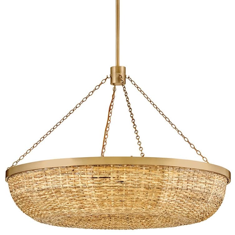 Hinkley Lighting 48426 Sanibel 8 Light 36" Wide LED Pendant with Woven