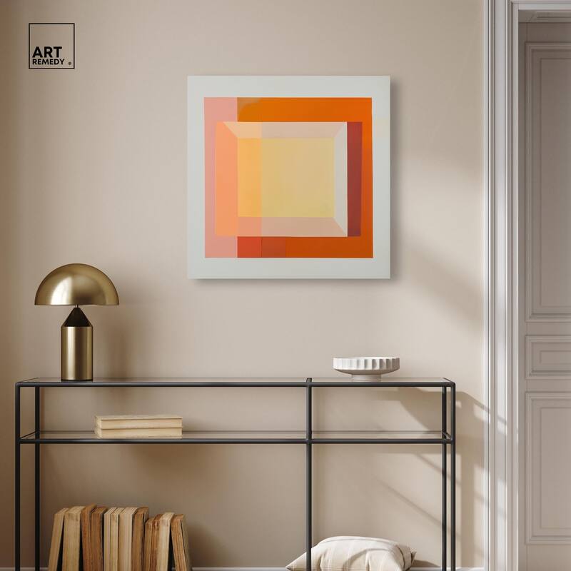 Minimal Color Blocks II Canvas by Art Remedy, Gallery Wrapped