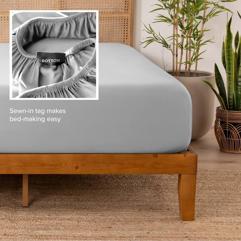 Bare Home Rayon from Bamboo Fitted Sheet