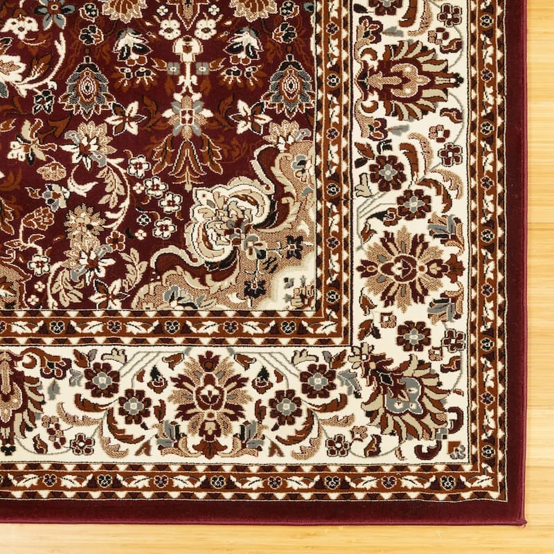 Gertmenian Majestic Vernon Traditional Oriental Floral Wide Border Area Rug