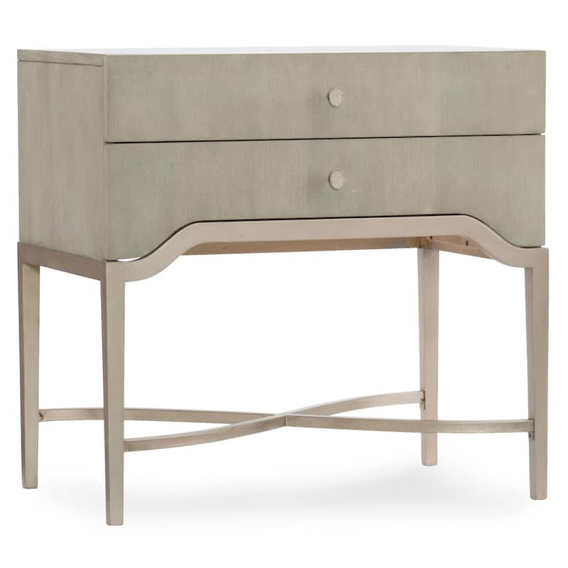 Hooker Furniture Elixir 30" Wide Casual Contemporary Two Drawer - Serene Gray Beige