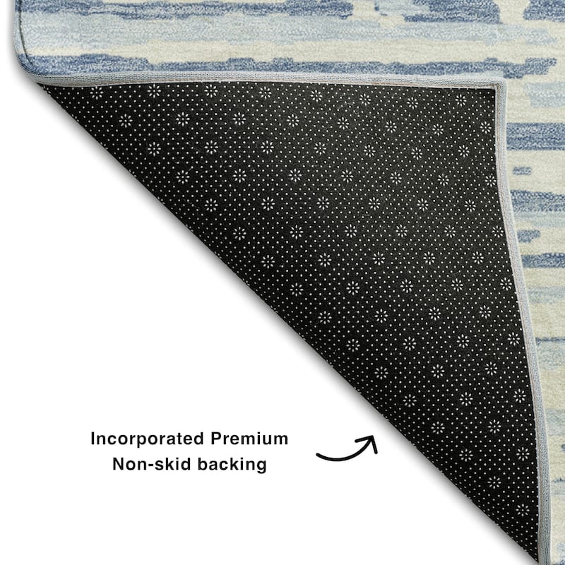 Premium Washable Super Soft Modern Scratches Mayfield Rug