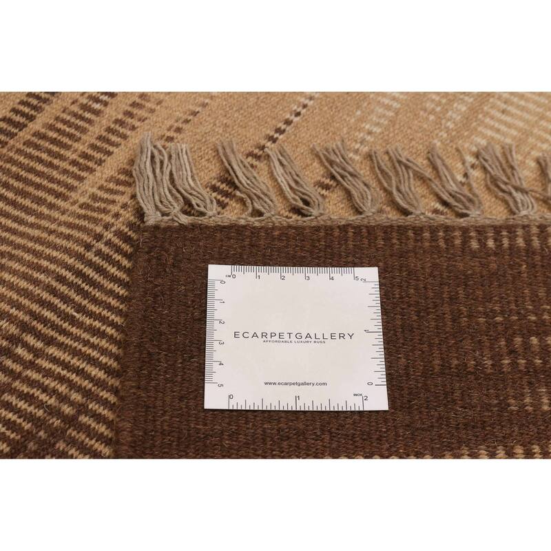 Ankara Brown Kilim 5'0" x 8'0" - 5'0 x 8'0