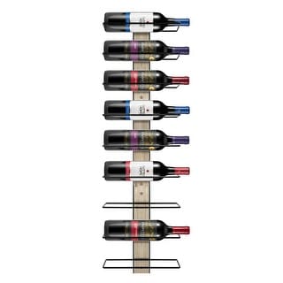 9 Bottle Wine Rack Wood Holder (Set of 3) - 2.5"D x 10"W x 12"H - Bed ...