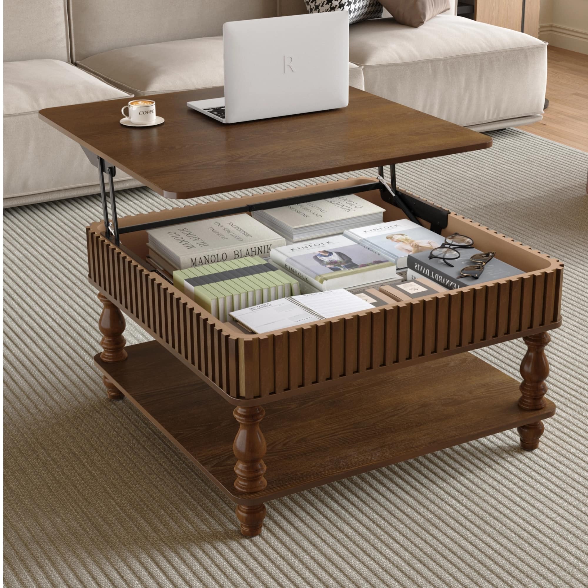 Option Walnut Brown-Square