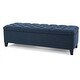 preview thumbnail 6 of 19, Christopher Knight Home Contemporary Storage Ottoman with Button Tufting in Fabric, 51 Inches