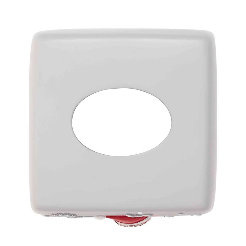 Avanti Linens Ho Ho Ho Tissue Cover - Gray - Tissue Cover