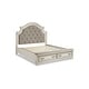preview thumbnail 3 of 6, Signature Design by Ashley Realyn Chipped White Upholstered Bed with Storage