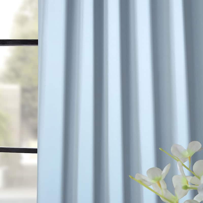 Exclusive Fabrics Room Darkening 108-inch Curtain Panel Pair
