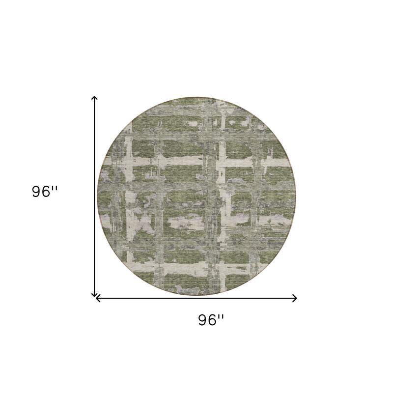 HomeRoots Striped Transitional Rectangle Outdoor Rug