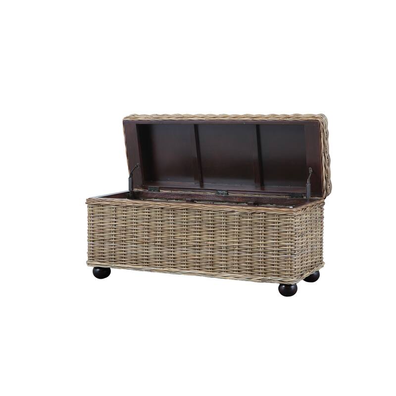 Rattan Kubu Storage Trunk
