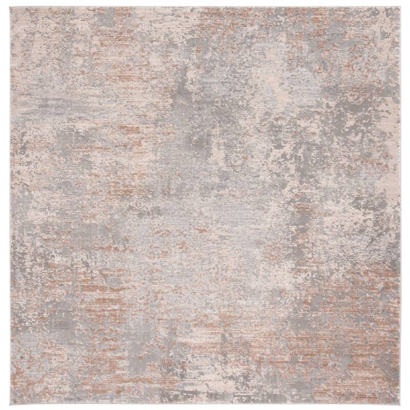 SAFAVIEH Invista Jann Contemporary Rug - 6'7" Square - Beige/Cream