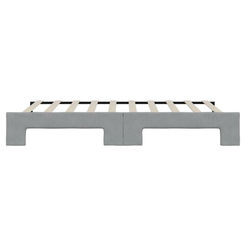 vidaXL Day Bed Upholstered Sleeper Sofa Bed for Bedroom Living Room Fabric