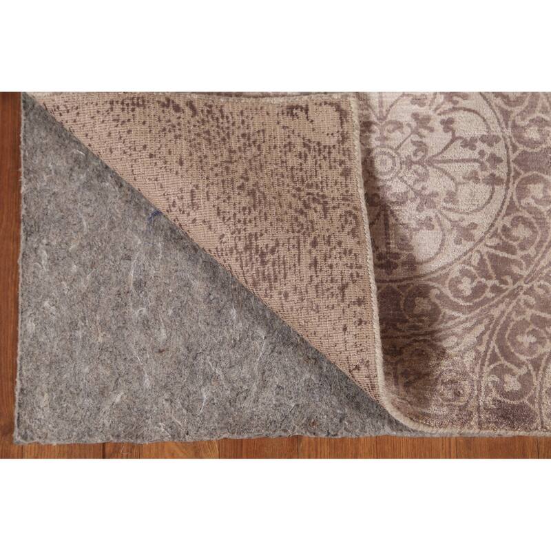 All-Over Geometric Modern Indian Accent Rug Handmade Wool Carpet - 2'0"x 3'9"