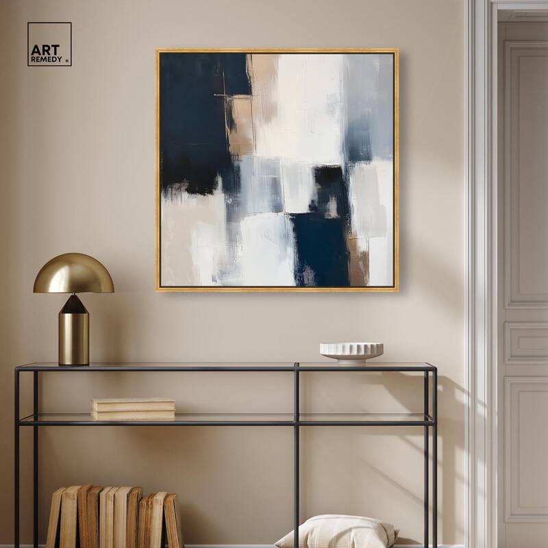 Blue Mood Depth II Canvas by Art Remedy