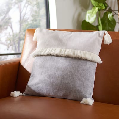SAFAVIEH Demli 18-inch Tassel Pillow