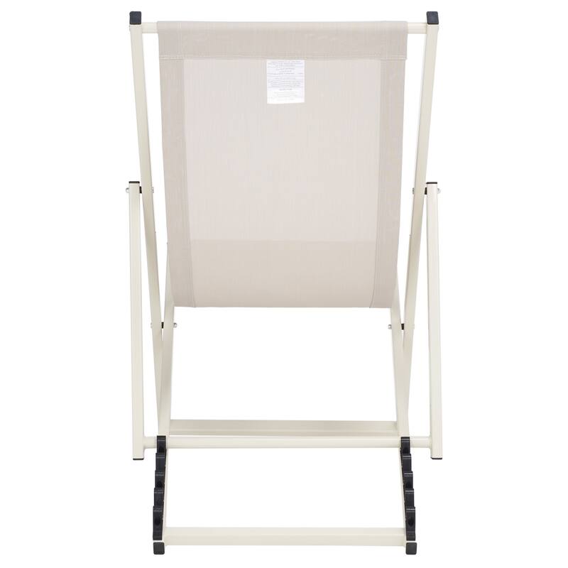 SAFAVIEH Outdoor Malaya Set of 2 Sling Chairs - 36" W x 22" D x 30" H - 36Wx22Dx30H