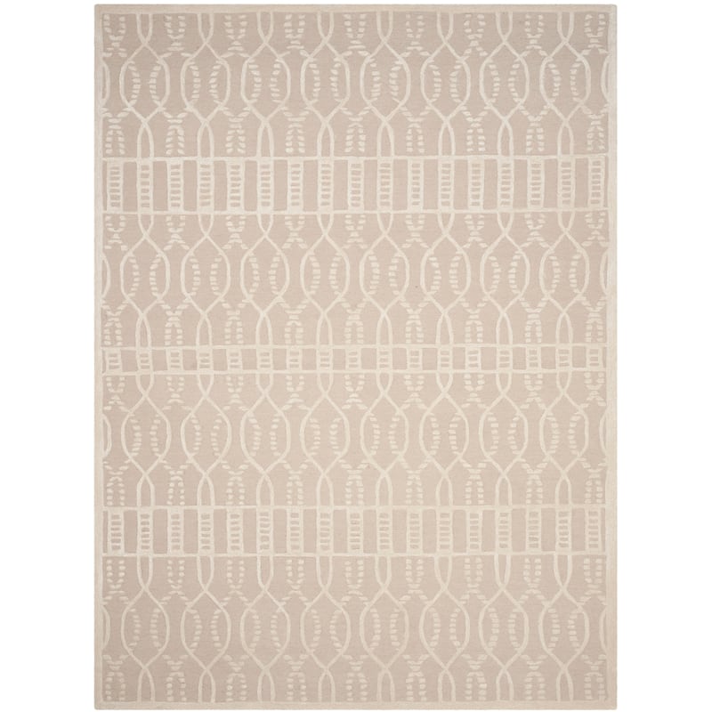 SAFAVIEH Handmade Glamour Petroula Modern Viscose Rug - 8' x 11' - Sand/Beige