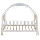 preview thumbnail 10 of 18, Twin Ground-Level Canopy Bed with Tent and Drawers