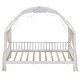 preview thumbnail 10 of 18, Twin Size Bed with Arched Canopy and Integrated Drawers , Pinewood Construction, Playful Tent