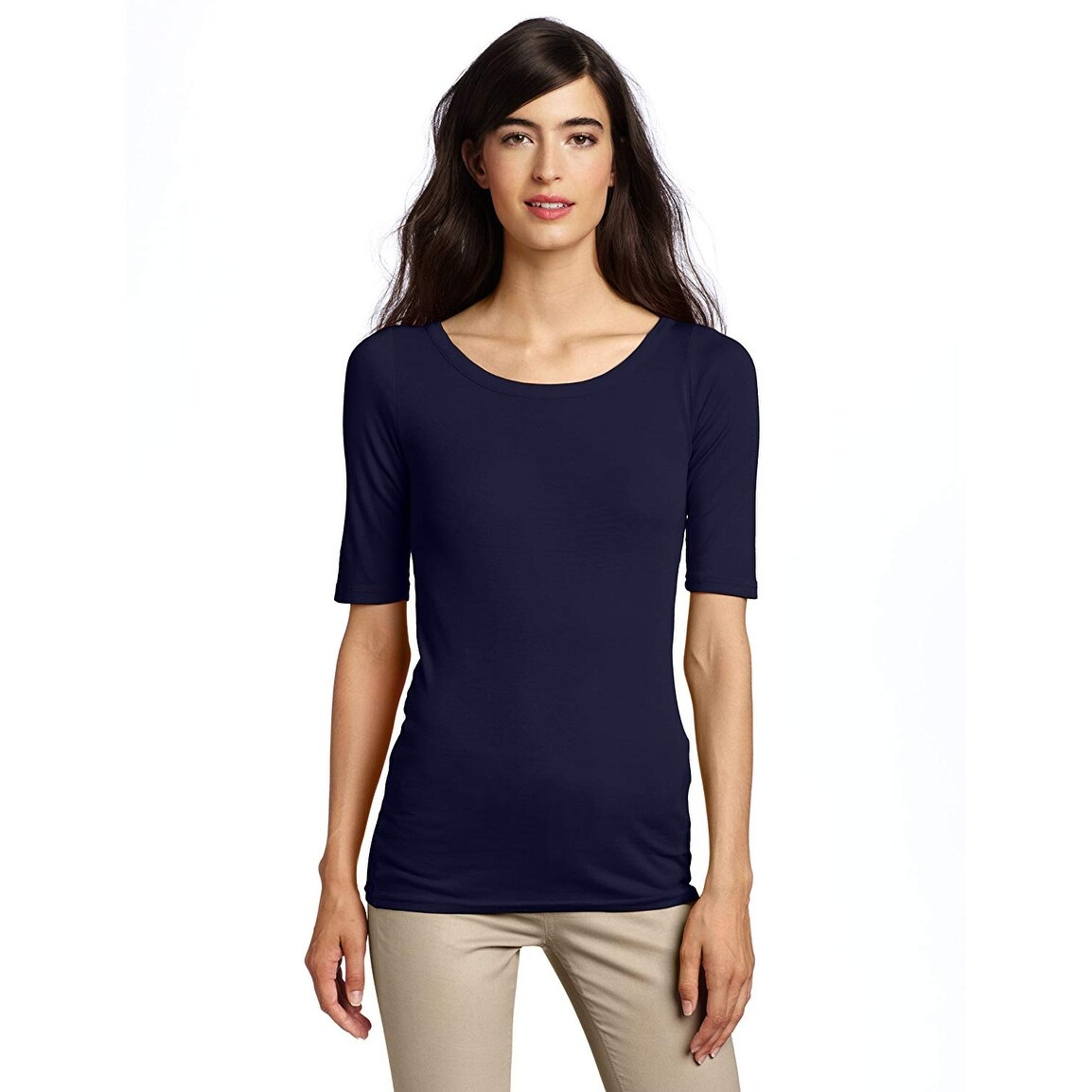shop michael stars women s scoop neck t shirt passport one passport size one size one size overstock 28821953 michael stars women s scoop neck t shirt passport one passport size one size one size