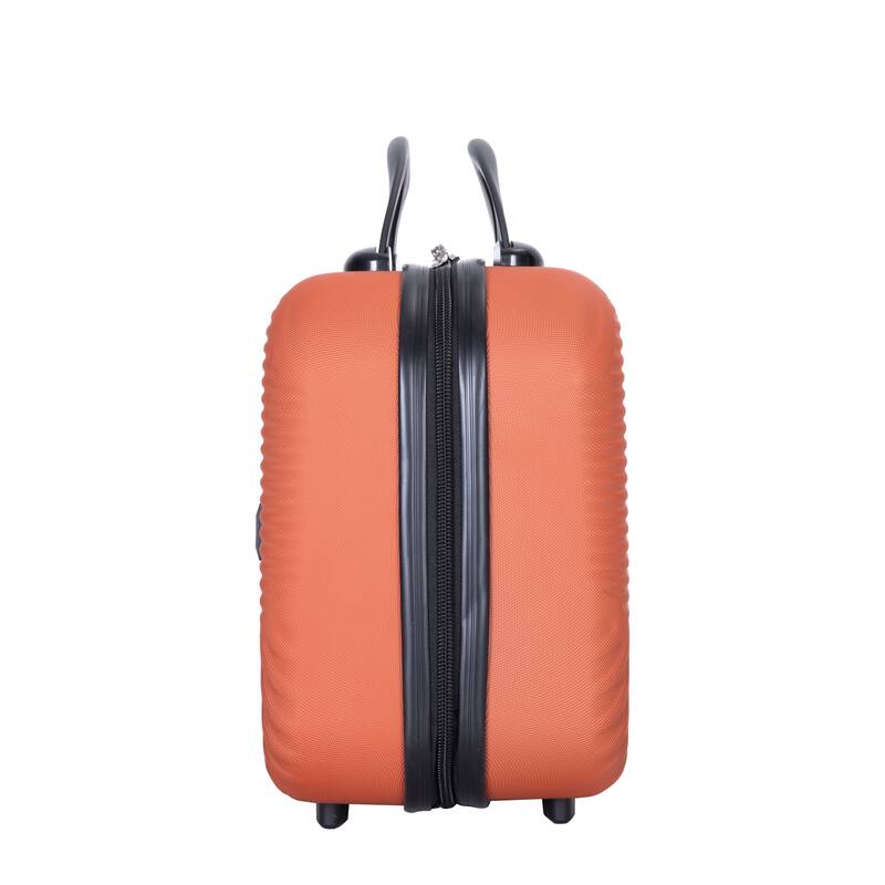 Carry On Luggage Set 4 Piece, High Quality ABS Lightweight Suitcase with Adjustable Pull Rod and Aircraft Wheel, for Women Men